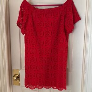 MAGGY LONDON CROCHET DRESS